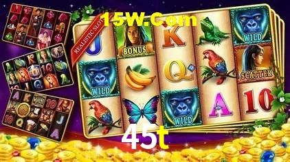 Slots com jackpots e giros grátis na 45t